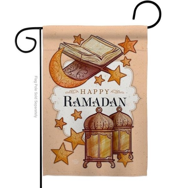 Ornament Collection Ornament Collection G192402-BO 13 x 18.5 in. Happy Ramadan Garden Flag with Religious Faith Double-Sided Decorative Vertical House Decoration Banner Yard Gift G192402-BO